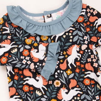 Unicorn Utopia Romper, Blue