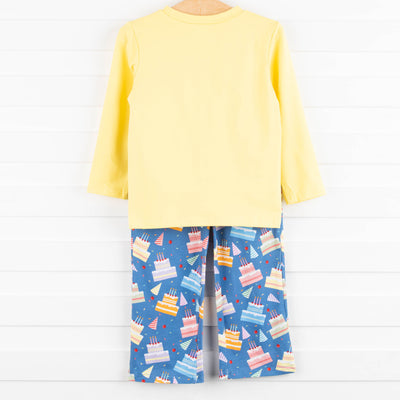 Cake Time Pant Set, Blue