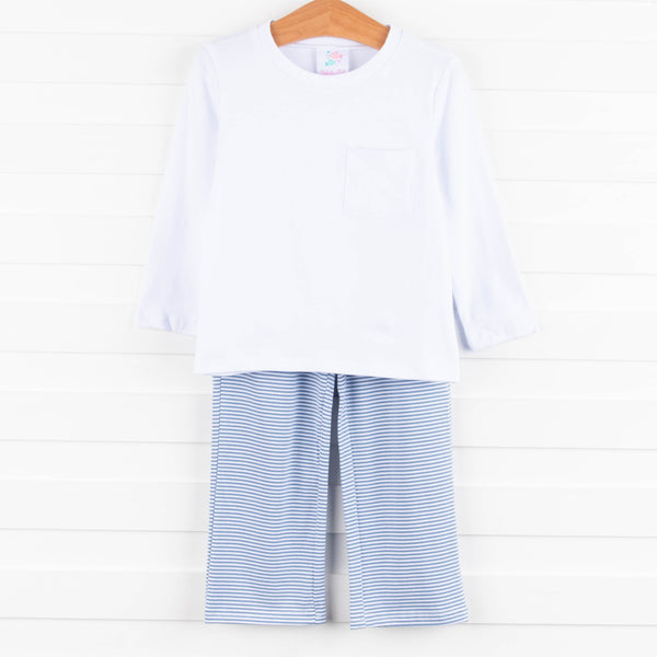 Rhett Pant Set, Blue