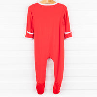 Christmas Puppy Footie, Red