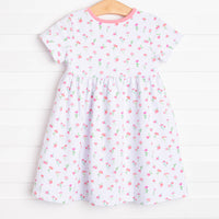 Everything's Coming Up Roses Dress, Pink