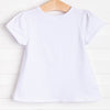 Triple Treat Applique Shirt, White