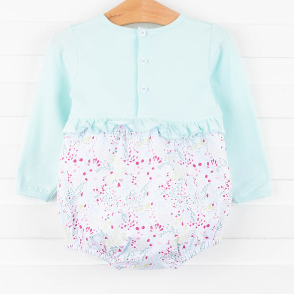 Tilted Tulip Bubble, Blue
