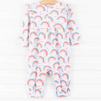Radiant Rainbows Romper, Pink