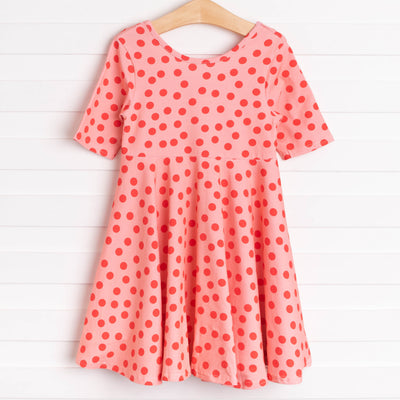 Leah Dress, Red Dots