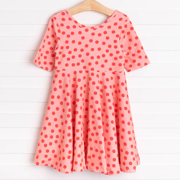 Leah Dress, Red Dots