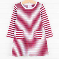 Claire Dress, Red