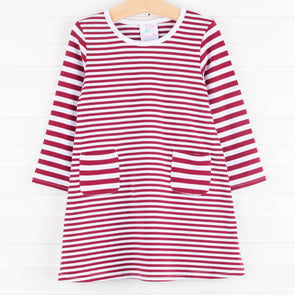 Claire Dress, Red