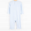 Dearest Dino Applique Romper, Blue