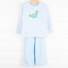 Dearest Dino Pant Set, Blue