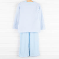 Dearest Dino Pant Set, Blue