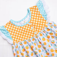 Stuck On Sunshine Ruffle Short Set, Orange