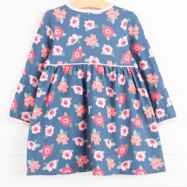 Blooming Beauty Dress, Blue