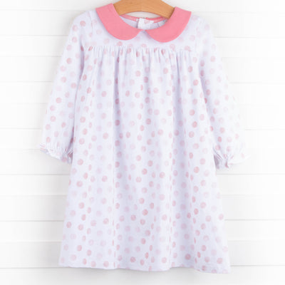 Emily Dress, Pink Dots