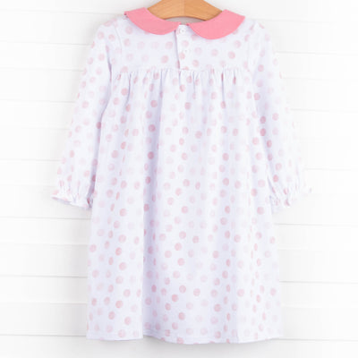 Emily Dress, Pink Dots