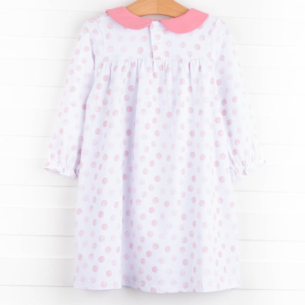 Emily Dress, Pink Dots
