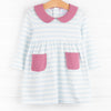 Lauren Dress, Blue Stripe