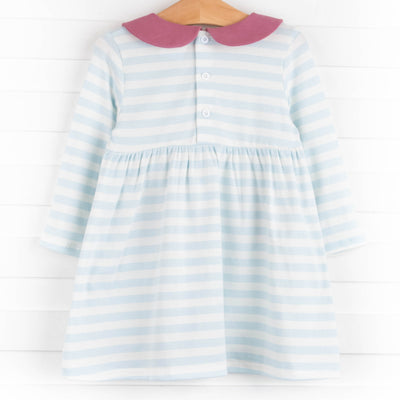 Lauren Dress, Blue Stripe