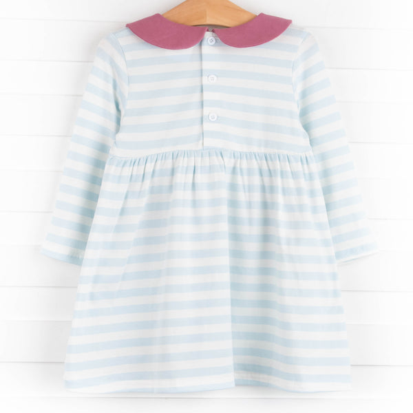 Lauren Dress, Blue Stripe