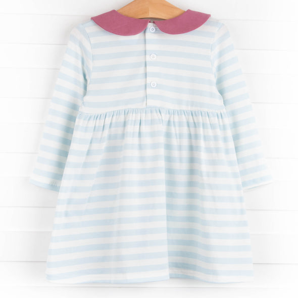 Lauren Dress, Blue Stripe