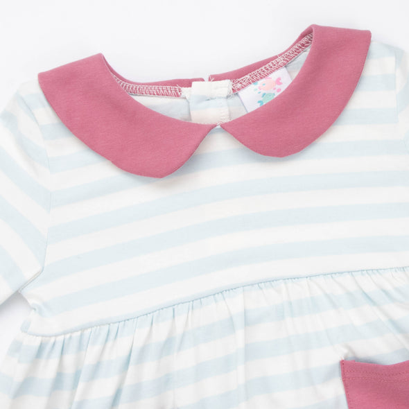 Lauren Dress, Blue Stripe