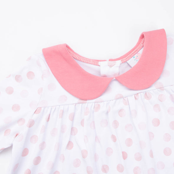 Emily Dress, Pink Dots