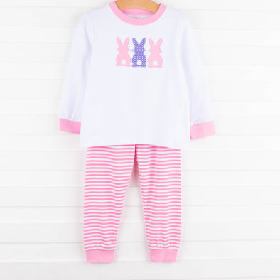 Bunny Tails Applique Soft Set, Pink
