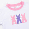 Bunny Tails Applique Soft Set, Pink