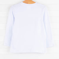 Wilderness Time Applique Shirt, White