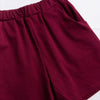 Bulldog Short Set, Maroon