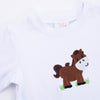 Hold Your Horses Shirt, White