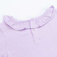 Hold Your Horses Ruffle Romper, Purple