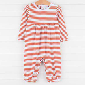 Charles Romper, Orange Stripe