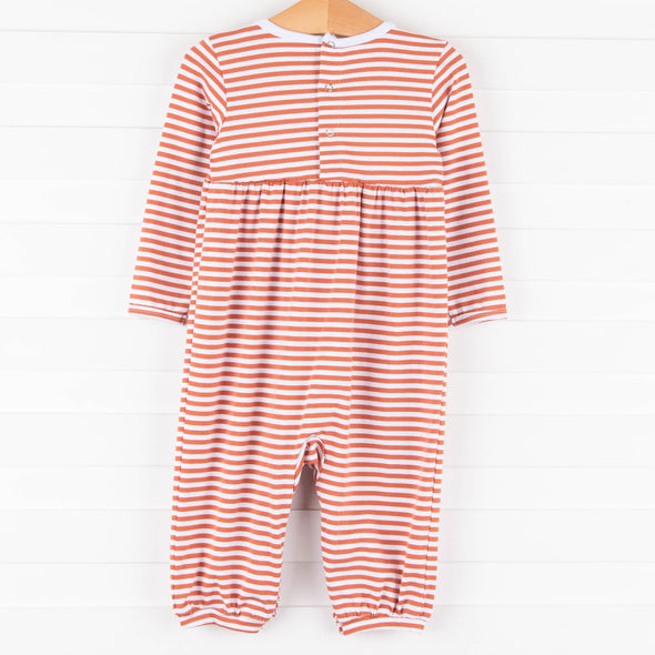 Charles Romper, Orange Stripe