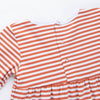 Charles Romper, Orange Stripe