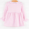 Cow Girl Embroidered Top, Pink