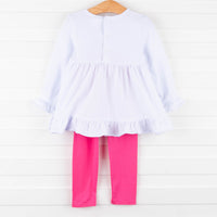 Bundle Up Tunic Set, Pink