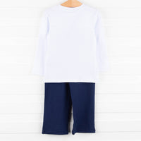 Bundle Up Pant Set, Blue