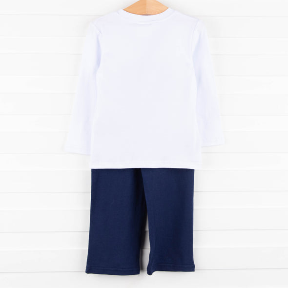 Bundle Up Pant Set, Blue