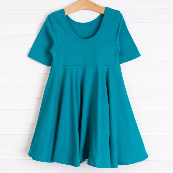 Zeal For Teal Dress, Teal