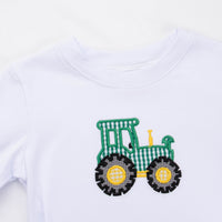 Tractor Ride Shirt, White