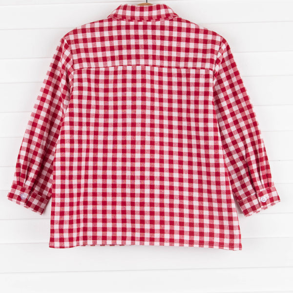 Logan Shirt, Red Check