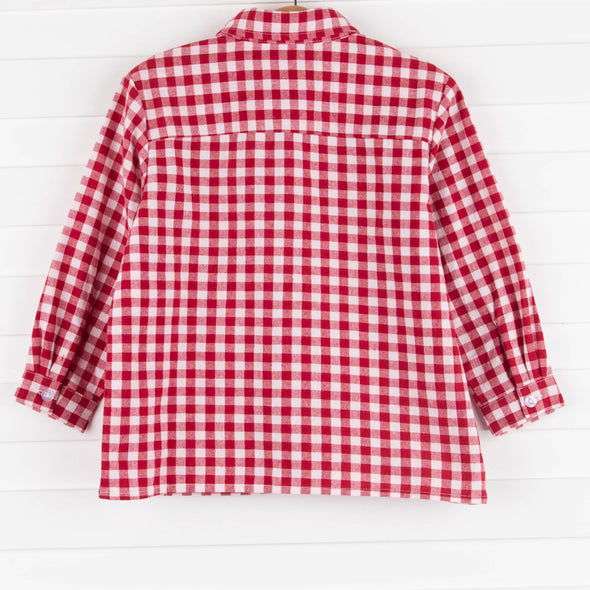 Logan Shirt, Red Check