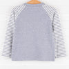 Go Long Applique Shirt, Gray
