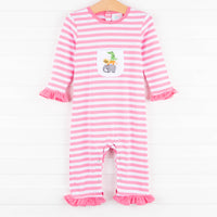 Zoo Pals Ruffle Romper, Pink