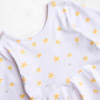 Leah Dress, Yellow Floral