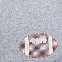 Go Long Applique Shirt, Gray