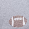 Go Long Applique Shirt, Gray