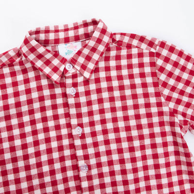 Logan Shirt, Red Check