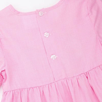 Birthday Surprise Long Sleeve Embroidered Bubble, Pink